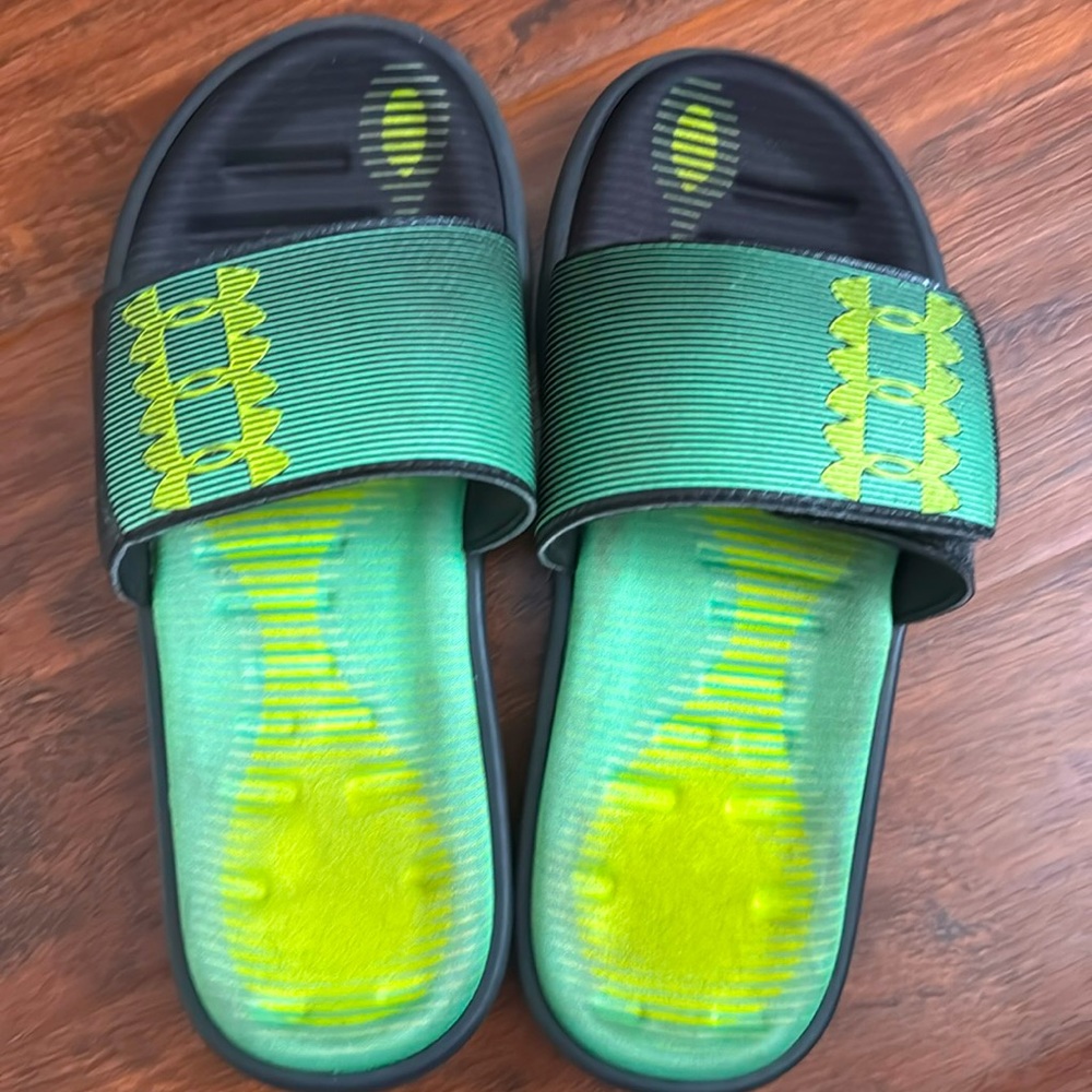 Under Armour youth slides